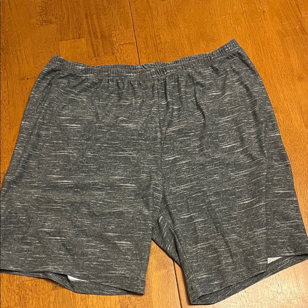Just Be Gray Athletic Shorts Elastic Waistband Lightweight